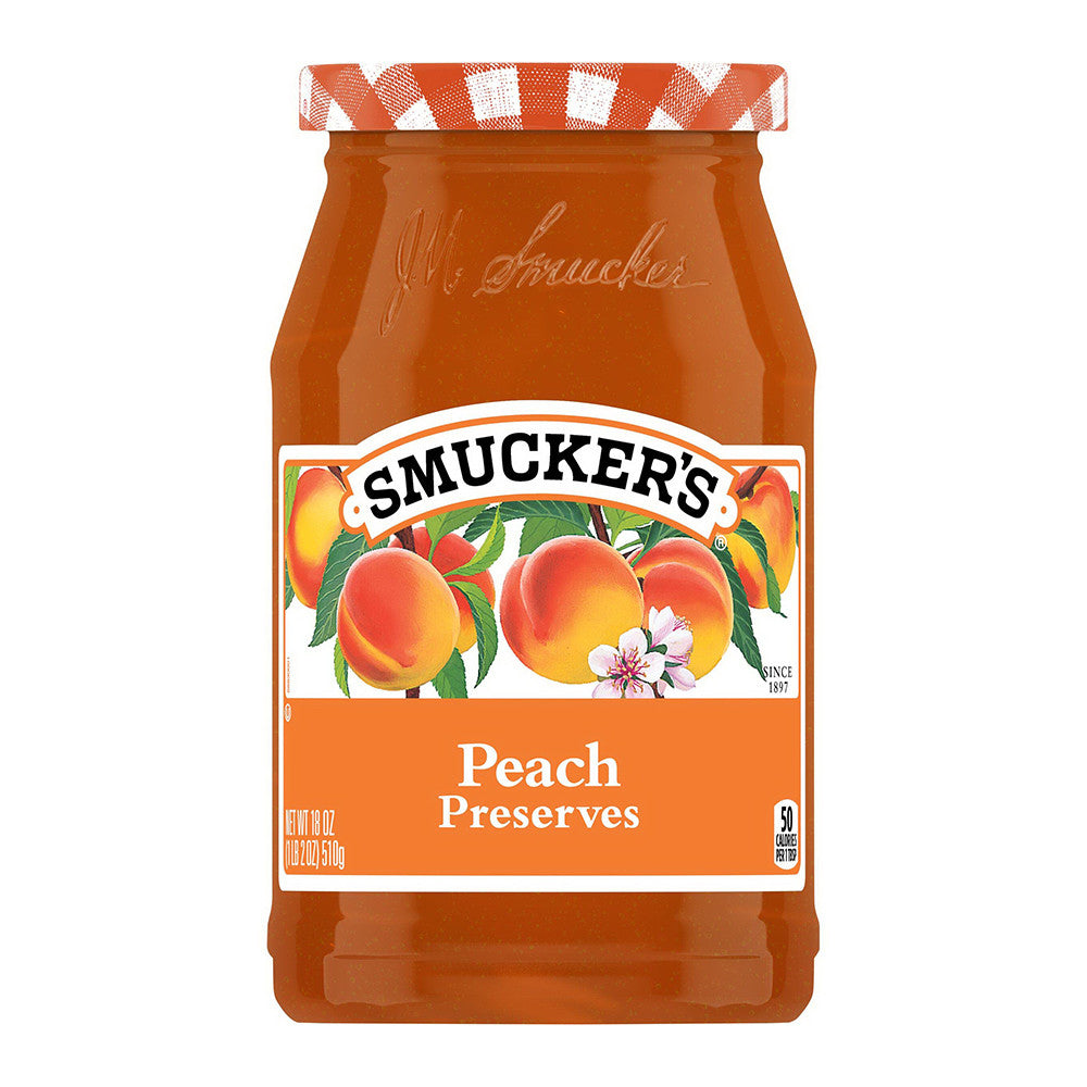 Smuckers Peach Preserve, 18 Oz